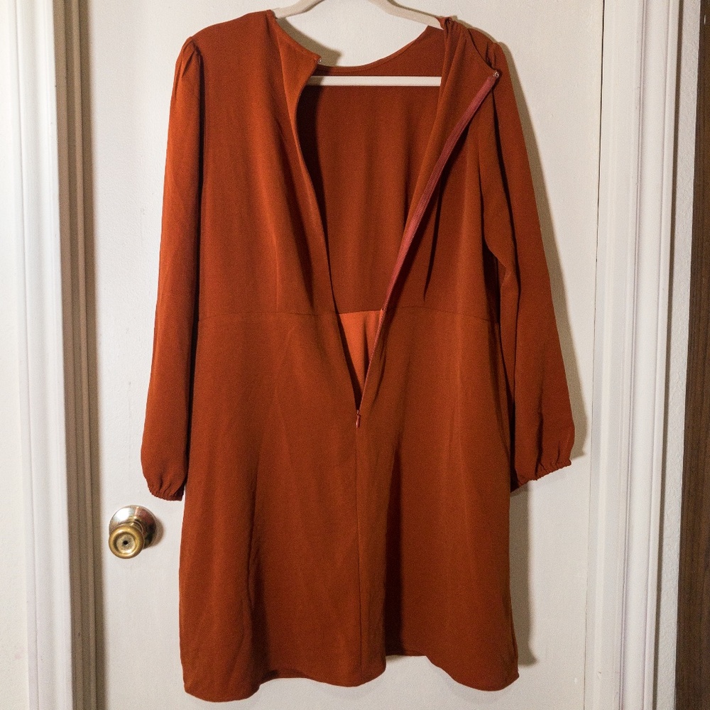 NWT Racheal Rust Dress - Picture 7 of 7